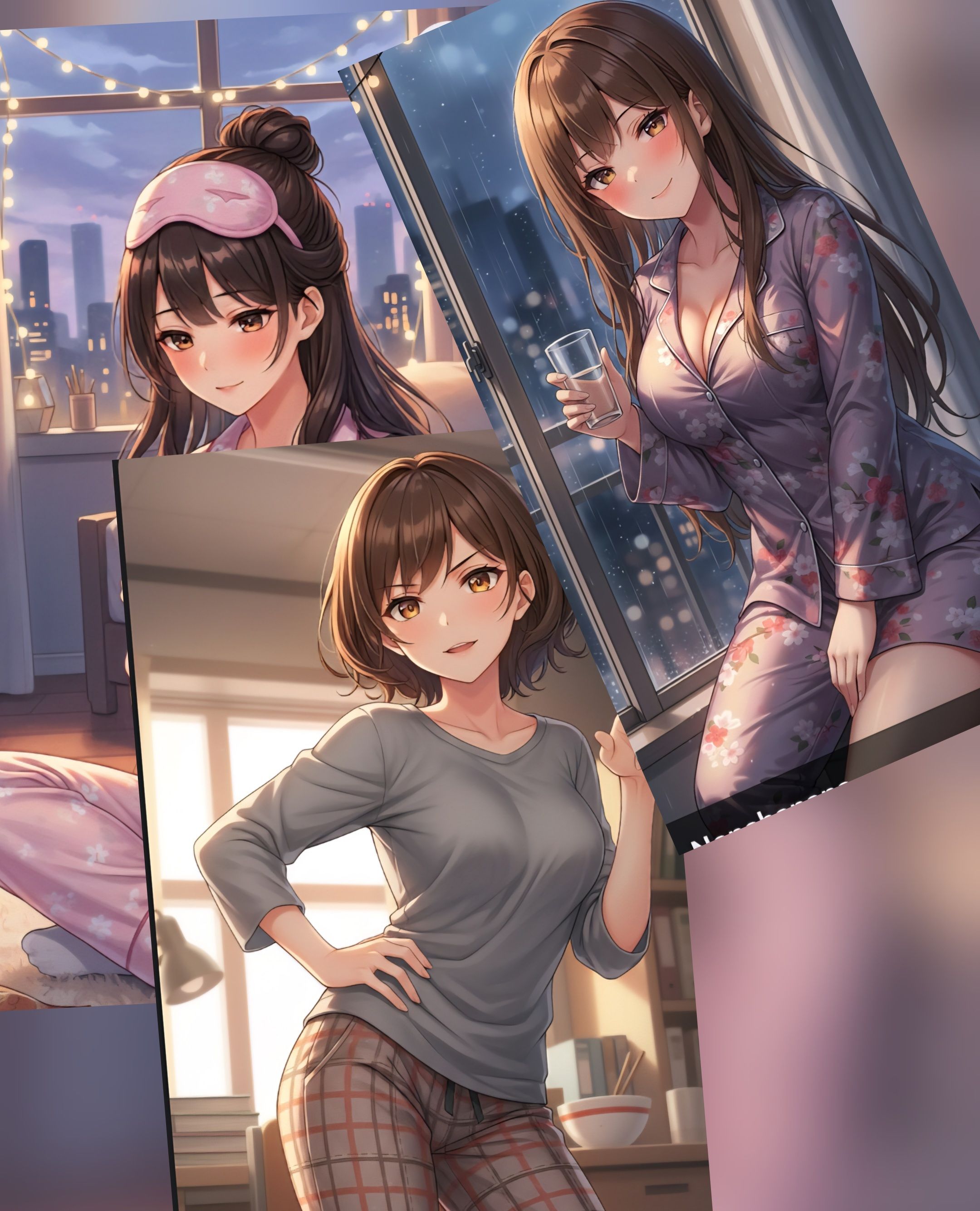 누나 친구들의 파자마 파티